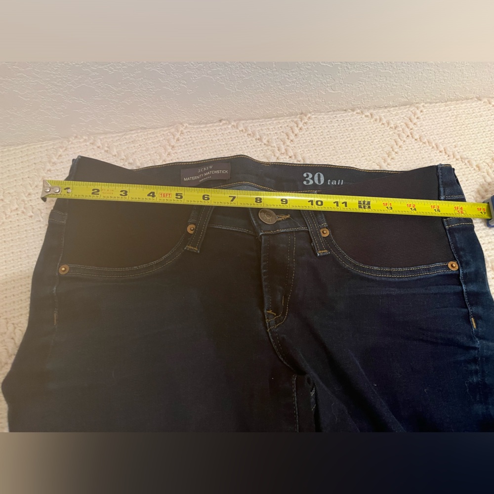 JCrew Maternity matchstick jeans. - Picture 3 of 9